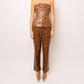 Amylynn - Snakeskin Vegan Leather Pants