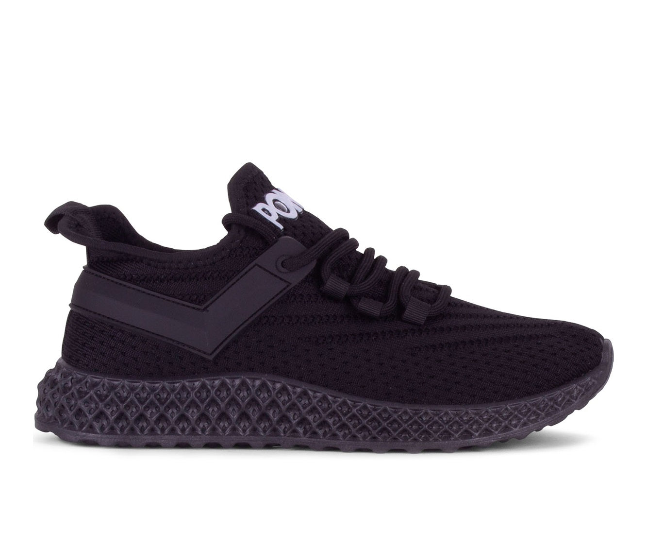 Pony Women's Knit Sneakers Shoes Black Size 7.5M