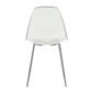 Modern Minimalist Transparent Dining Chair - 6-Piece Set