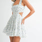 Mable - Floral Cutout Dress