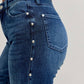 Judy Blue - High Waist Straight Studded Jeans