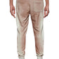 Eleven Paris Men's Sweatpant Workout Jogger Pants Beige Size Medium