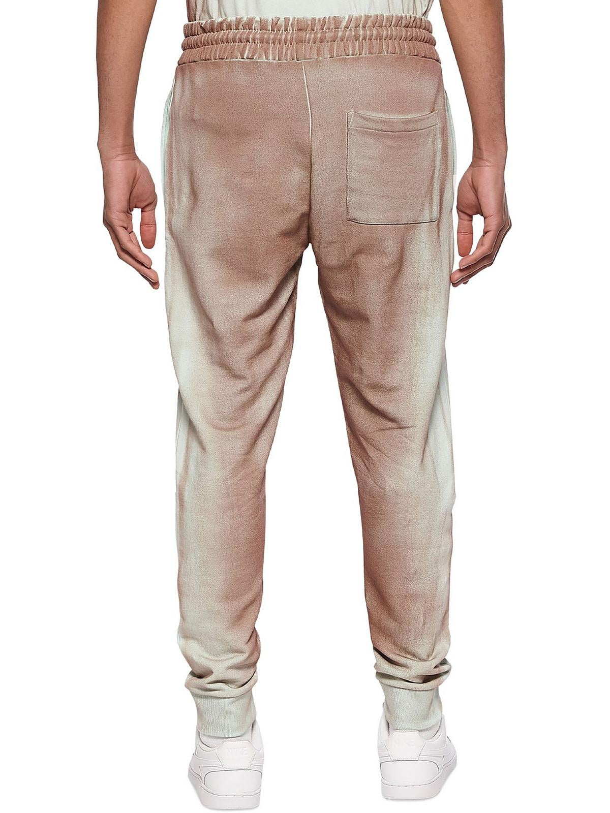 Eleven Paris Men's Sweatpant Workout Jogger Pants Beige Size Medium