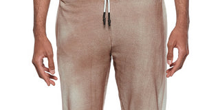 Eleven Paris Men's Sweatpant Workout Jogger Pants Beige Size Medium