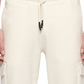 Elevenparis Men's Cotton Cargo Joggers White Size Medium
