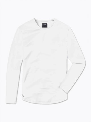 Cuts - Ao Long Sleeve Curve Hem Tee