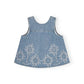 Ganni - Open-back Sleeveless Denim Top