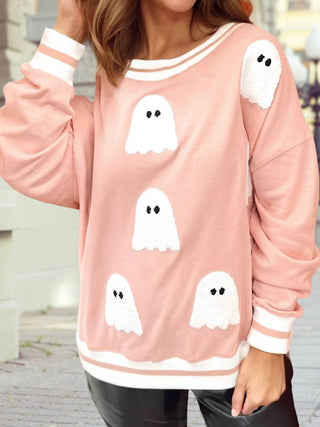 1 The Woman - Ghost Patch Sweatshirt