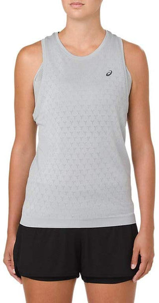 ASICS Women's Gel-Cool Sleeveless Top Running Shirt Gray Size X-Small