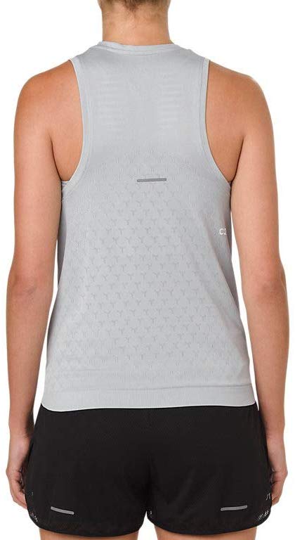 ASICS Women's Gel-Cool Sleeveless Top Running Shirt Gray Size X-Small