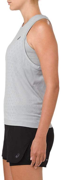 ASICS Women's Gel-Cool Sleeveless Top Running Shirt Gray Size X-Small