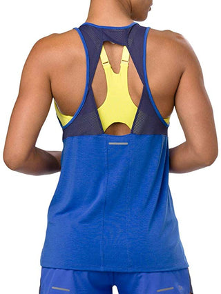 ASICS Women's Loose Strappy Tank Illusion Blue