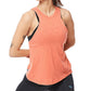 Janji Women's Alpaca Tech Wrap Tank Emberglow Size X-Small