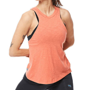 Janji Women's Alpaca Tech Wrap Tank Emberglow Size X-Small