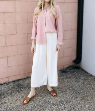 Z Supply - The Perfect Linen Long Sleeve Top