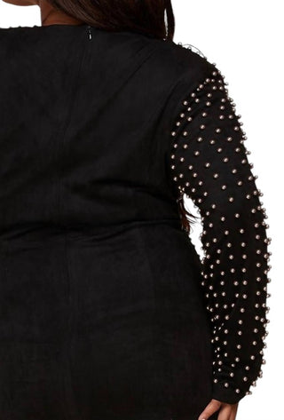 L'Atiste - One Sleeve Dress With Pearls