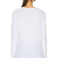 Enza Costa - Cashmere Loose Long Sleeve Tee Top