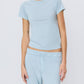 Eterne - Fitted Crewneck Short Sleeve Tee