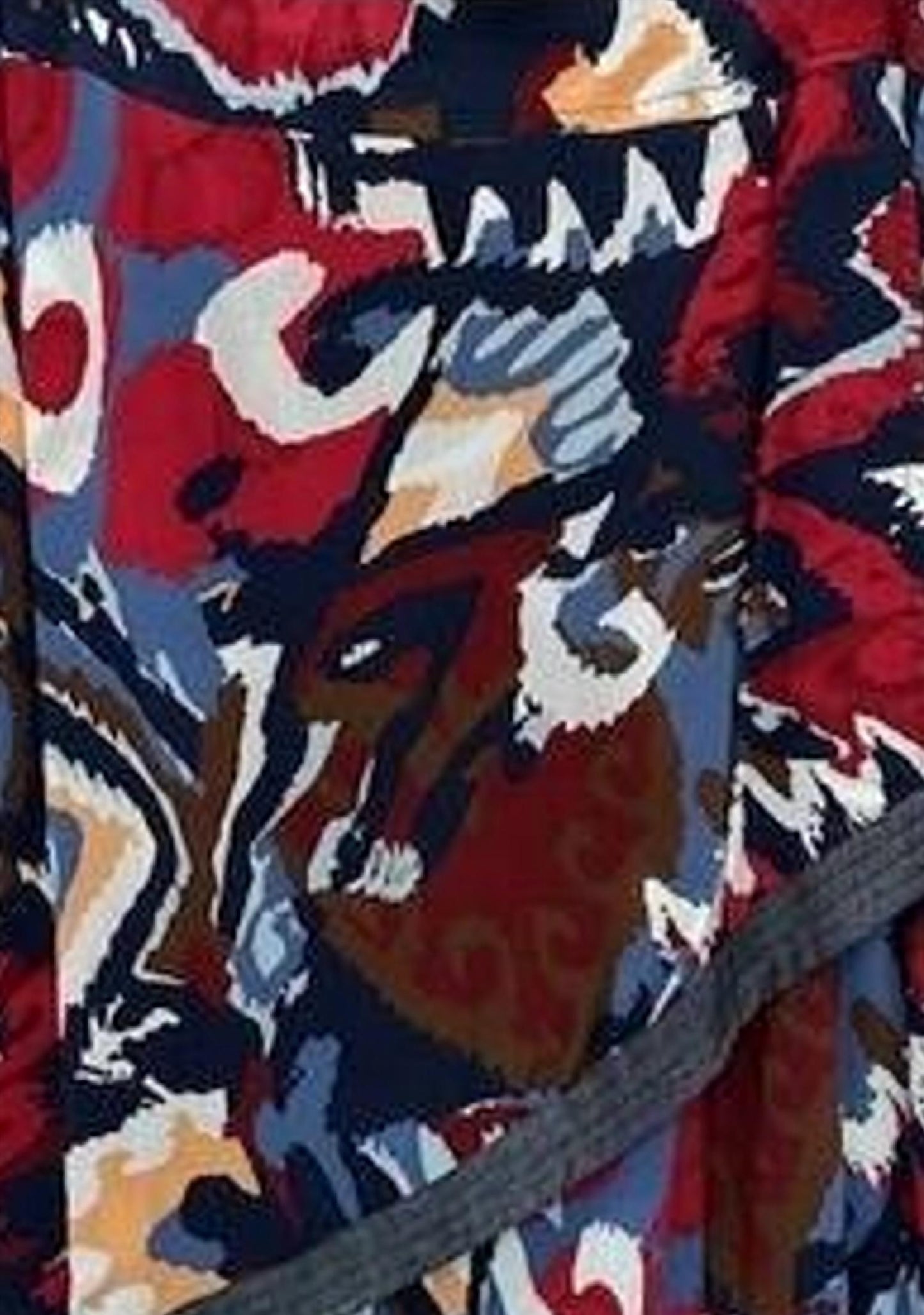 600 West - Women Ikat Faux Mini Wrap Skirt