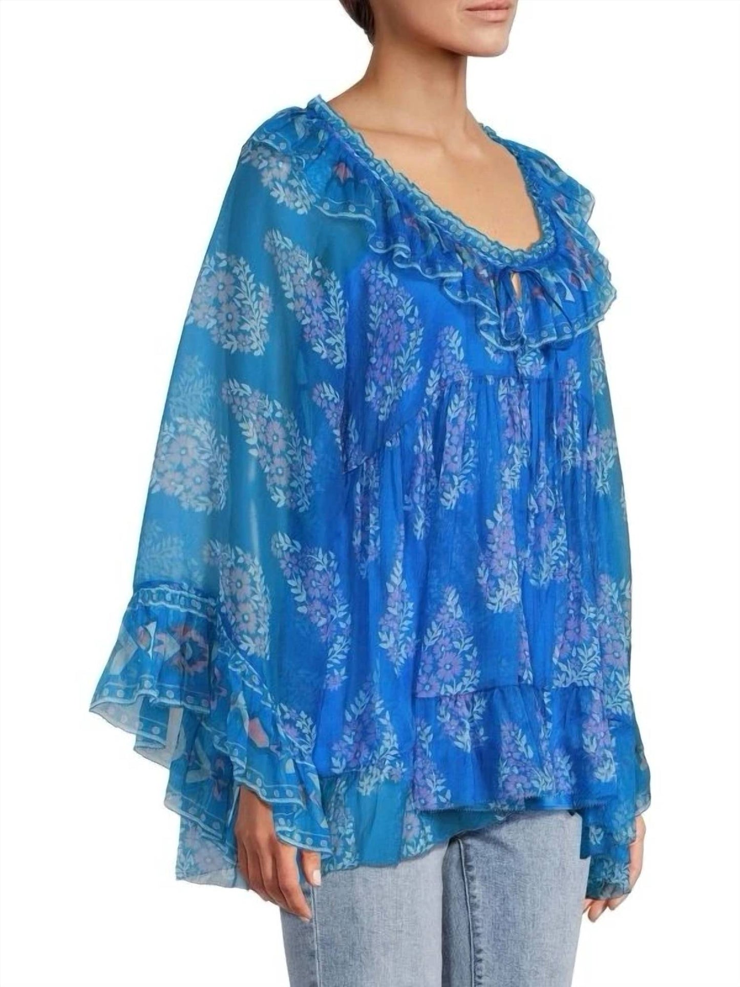 Johnny Was - Gal Ruffle Tie Blouse