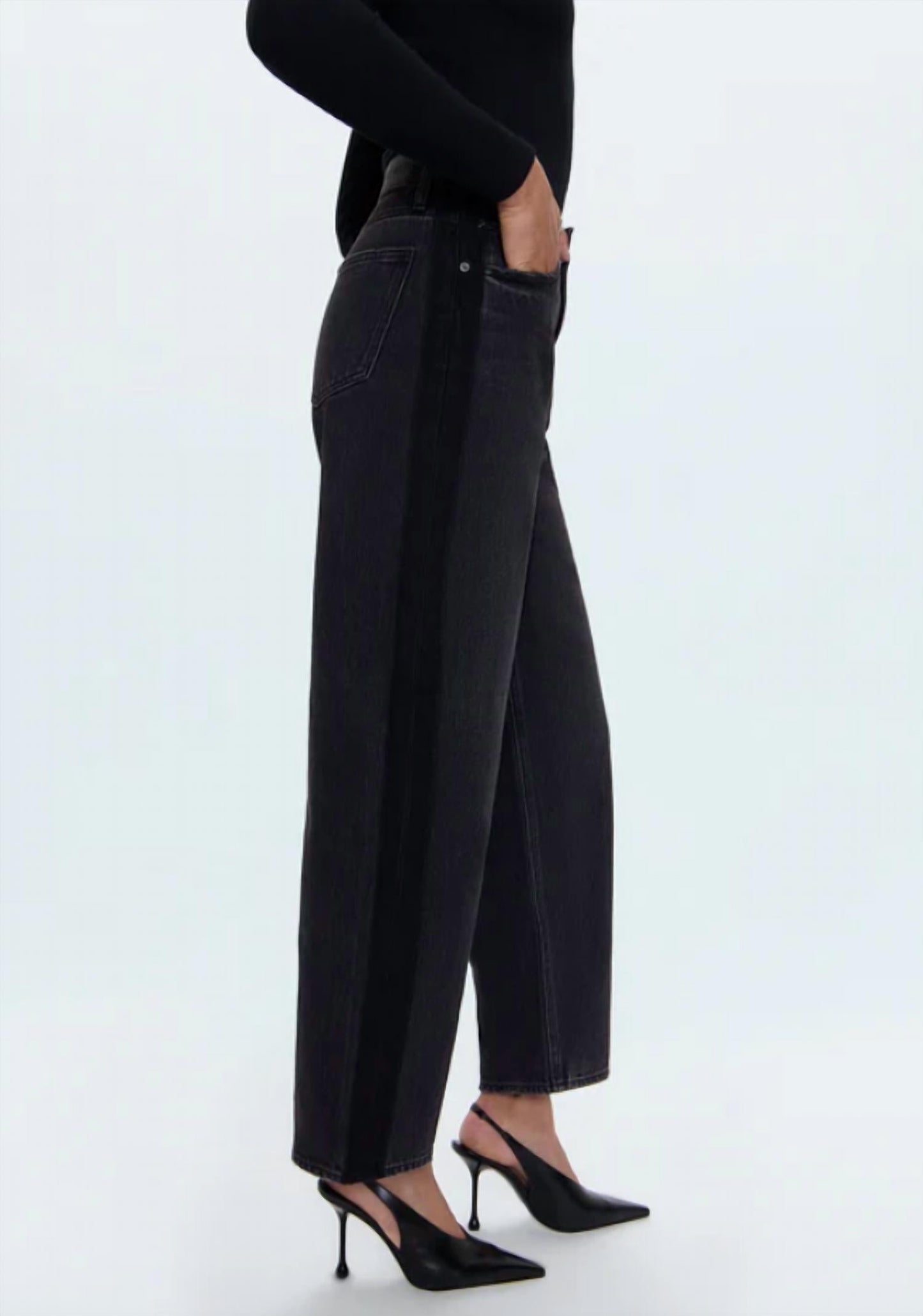 Pistola - Wes High Rise Barrel Jeans