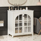 Vintage Farmhouse Bathroom Vanity with Ceramic Sink