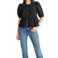 Steve Madden - Paula Eyelet Tie Front Top
