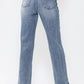 Judy Blue - High Waist Side Seam Detail Straight Leg