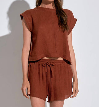 Elan - Ashley Short Sleeve Top