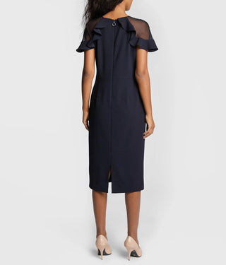 Joseph Ribkoff - Sheer Shoulder Dress