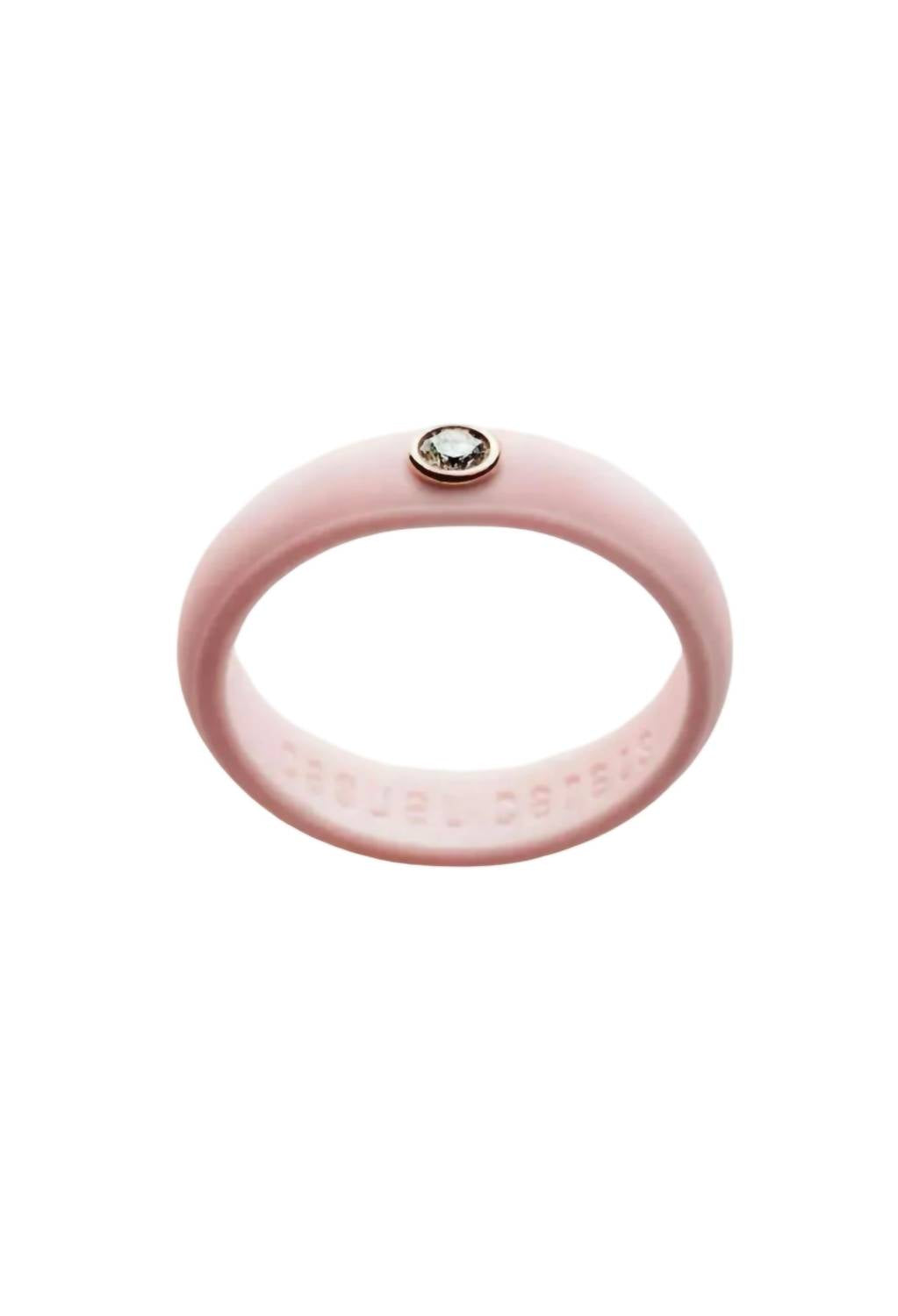 Casual Carats - Silicone Band Set With 0.035ct Diamond