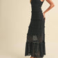 Klesis - Gracia Tiered Ruffled Lace Maxi Dress