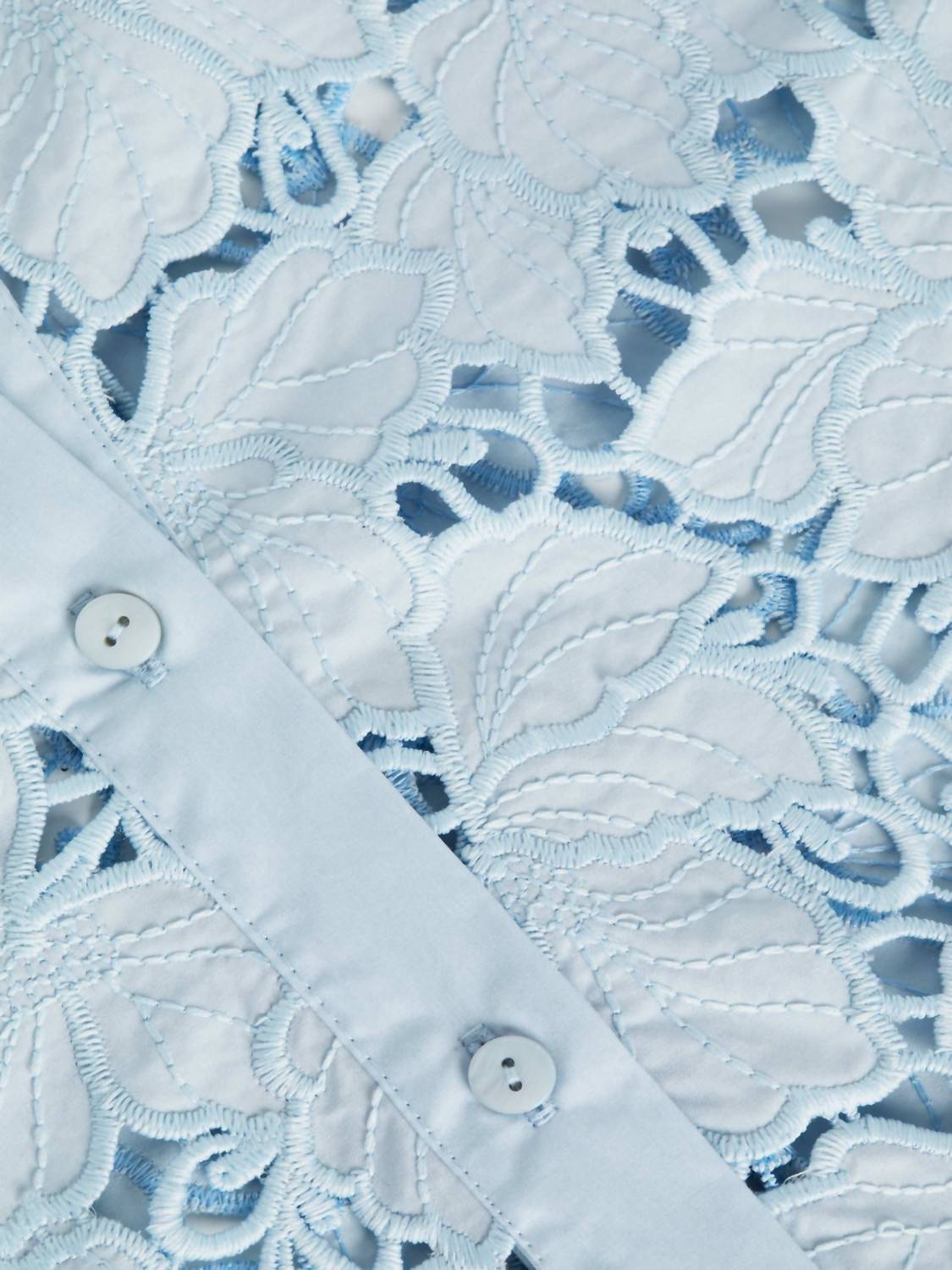 L'Agence - Seychelle Cropped Lace Blouse