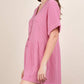 Very J - Two Tone Ribbed Knit Comfy Casual Romper
