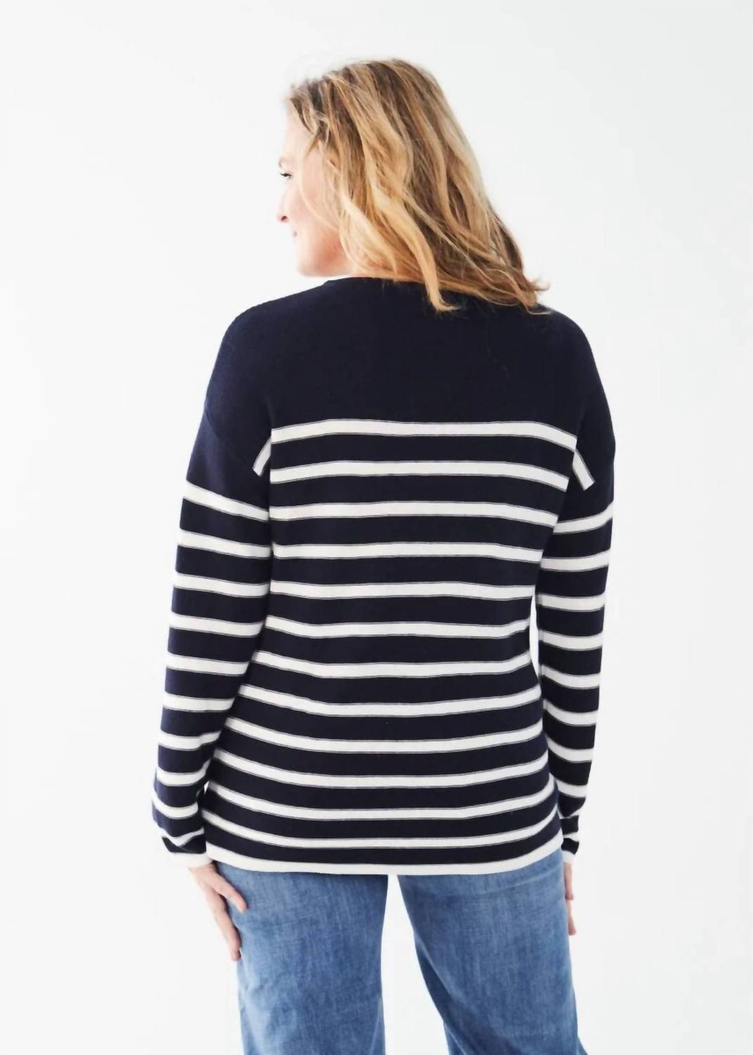 Fdj - Long Sleeve Striped Sweater