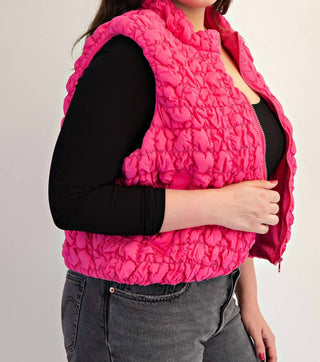 The Curve La - Plus Size Quilted Puffer Vest