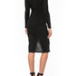 Kendall + Kylie - Knotted Long Sleeve Dress