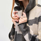 Joseph Ribkoff - Hooded Tartan Winter Cardigan