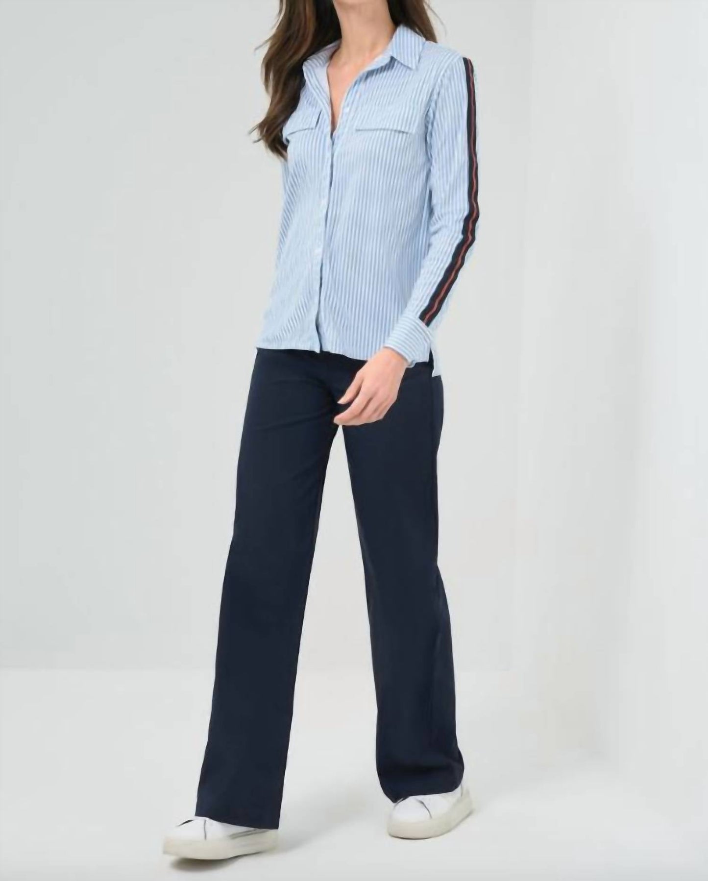 Anatomie - Dream Striped Button Down Top