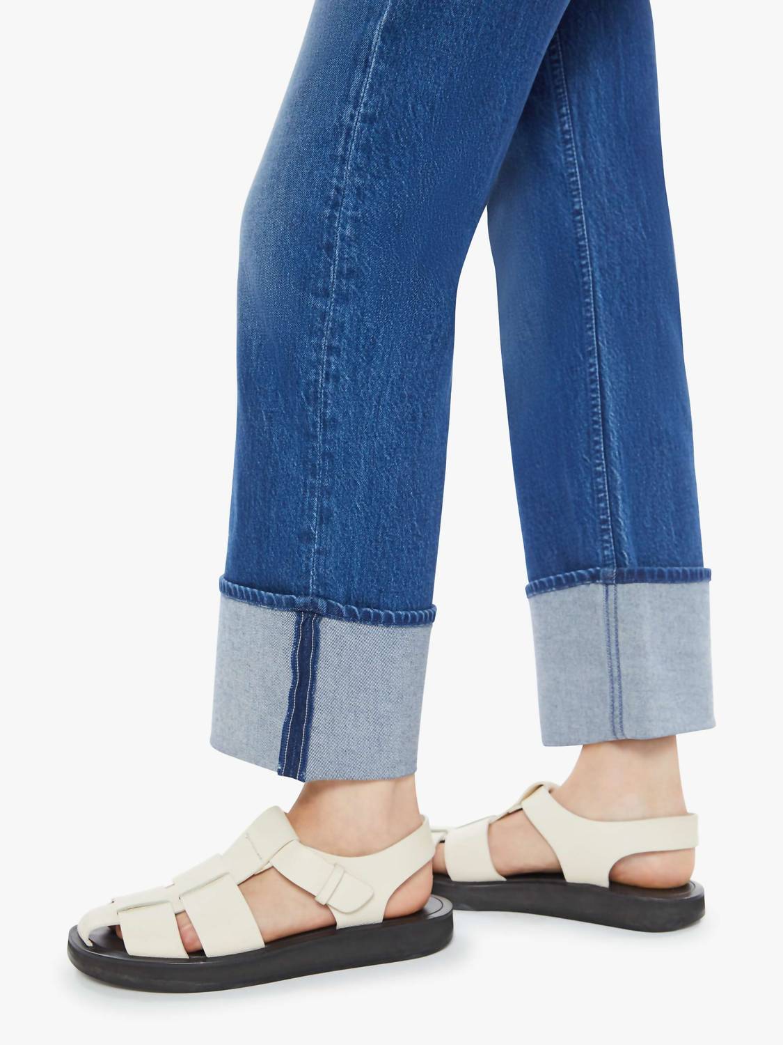 Mother - Checkerboard Duster Flood Jeans