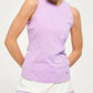Lija - Knit Pindot Tie Back Tank Top