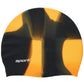 Sporti 5-Pack Silicone Swim Cap, Black/Yellow Size One Size