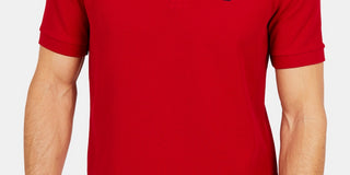 Nautica Men's Sustainably Crafted Deck Polo Shirt Red Size Small