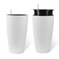 Set of 2 Faux Rattan Tall Planters with Automatic Watering System