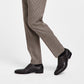Bar III Men's Slim Fit Check Suit Separate Pants Brown