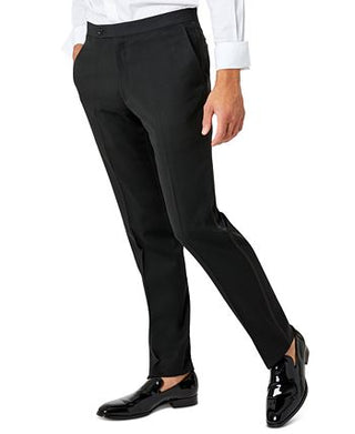 Tommy Hilfiger Men's Modern Fit Flex Stretch Tuxedo Pants Black Size 32X32