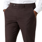 Calvin Klein Men's Plaid Skinny Fit Dress Pants Brown Size 34X34