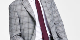 Alfani Men's Slim Fit Black & White Pattern Suit Jacket Black Size 42R