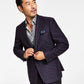 Alfani Men's Slim-Fit Jacquard Blazer Blue Size 36