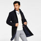 Tommy Hilfiger Men's Addison Modern Fit Overcoat Blue Size 46